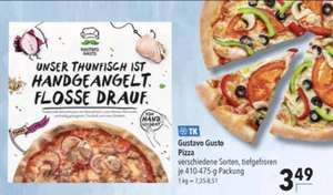 ( Lokal: Flensburg, Kiel, Lübeck) Gustavo Gusto Steinofenpizza, TK Pizza 3,49€