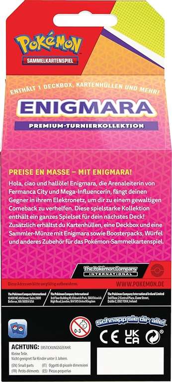 Pokémon PKM: Enigmara Premium-Turnierkollektion (DE) für 37,34 € (Corporate Benefits/Weltbild)