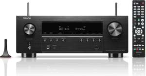 Denon AVR-S970H AV-Receiver (7.2, Dolby Atmos, DTS:X, 3x HDMI 2.1 In Out & 2x Out, 3x HDMI 2.0, WLAN, Bluetooth, Audyssey MultEQ)