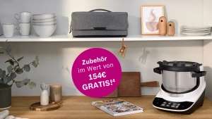 Bosch Cookit mit Zubehörtasche und 3 extra Scheiben gratis, 50 Euro extra bei Code von Freunden!