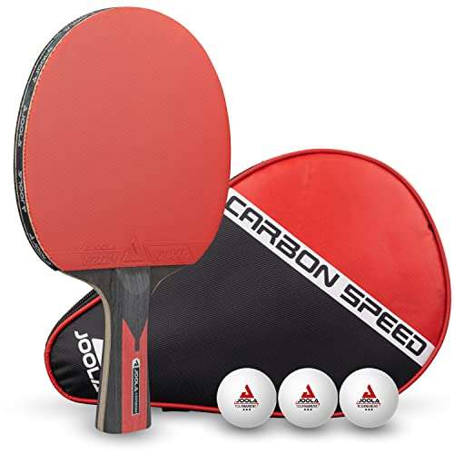 JOOLA Tischtennisschläger Carbon Speed, inkl. Tasche, Bälle 15,88€ | Joola Set Duo 12,44€ | Joola Team Master 8,95€ [Prime]