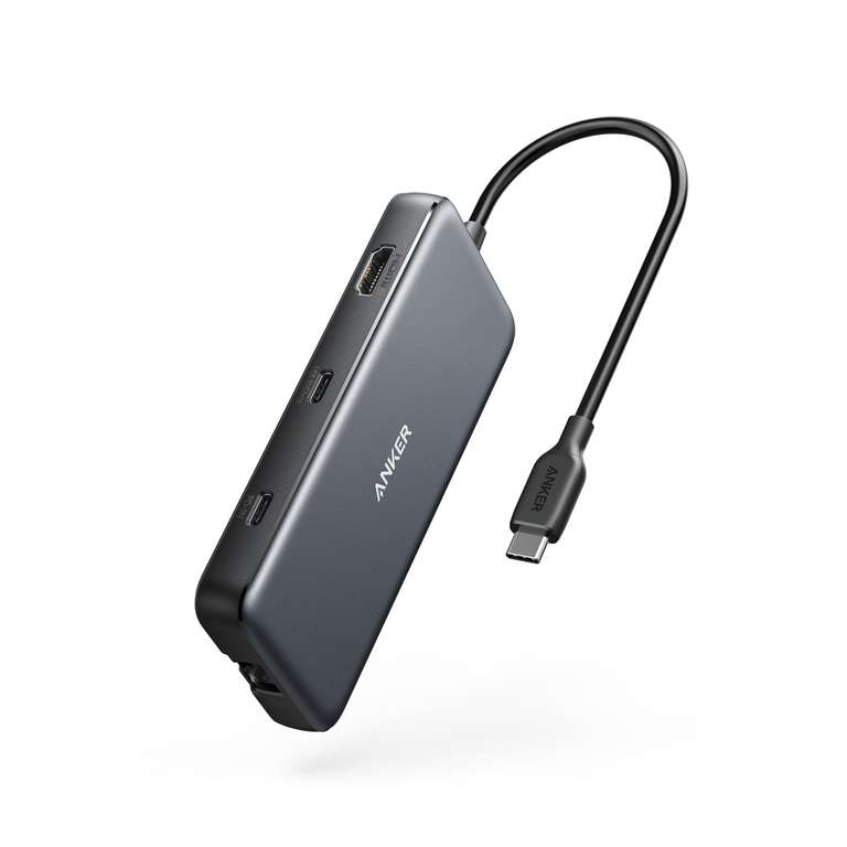 [CB] Anker 555 USB C Hub (8-in-1) - mit 4K @ 60Hz HDMI, USB-C 3.2, 100W/85W Power Delivery, 1 Gbps Ethernet