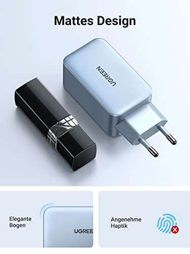 UGREEN Nexode USB C Ladegerät 65W USB C Netzteil 3-Port [Prime Day Angebot]