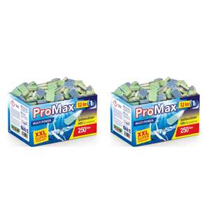 2x ProMax All-in-1 Spülmaschinen Tabs, 250er Box, wasserlösliche Folie (0,0696€/Stück)