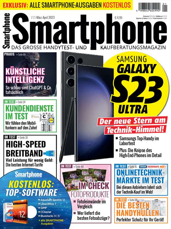 Alle Ausgaben des Smartphone Magazin + Sonderhefte kostenlos als Epaper