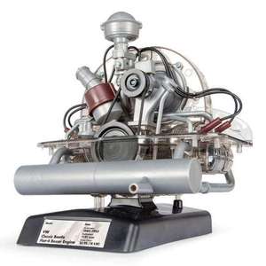 [Bestpreis] Franzis VW Käfer 4-Zylinder-Boxermotor Bausatz inkl. Soundmodul & Begleitbuch (ca. 200 Teile, Maßstab 1:4, ca. 2-3 Stunden)