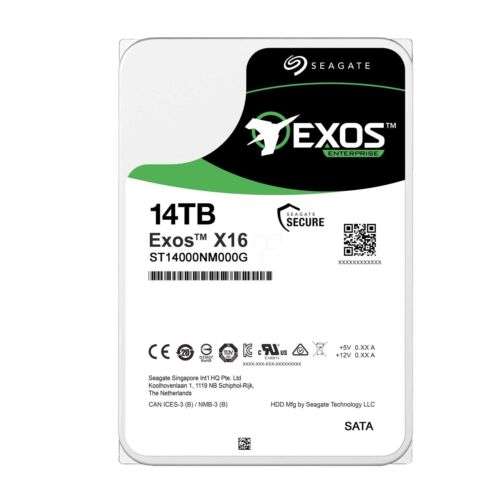 Seagate Exos X - X16 14TB, 512e/4Kn, Enterprise SATA HDD (OEM, produziert 2020)