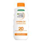 [PRIME/Sparabo] Garnier Sonnenschutz-Milch mit LSF 20, Schutz vor UVA-/UVB-Strahlung, Sonnenbrand, Wasserfest und nicht fettend, 200 ml