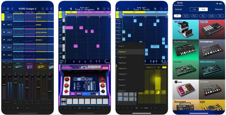 KORG Gadget 2: eine echte ★Digital Audio Workstation★ (DAW) fürs iPad