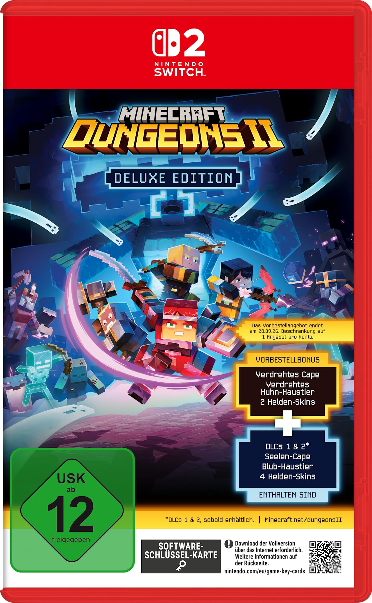 Minecraft Dungeons II Deluxe Edition Vorbesteller Aktion Amazon Prime