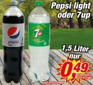 [Posten-Börse] Pepsi Light oder 7UP 1,5 Liter für 0,49€ [OFFLINE]