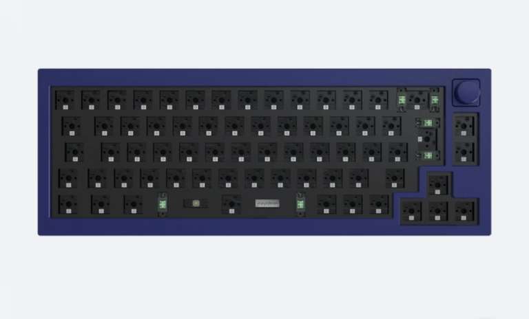 UPDATE: Keychron Q2 QMK ISO Barebone Blue Navy, Tastatur