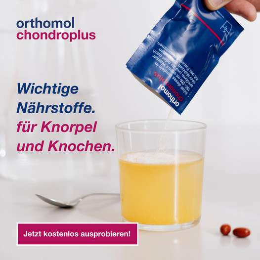 [Orthomol] Orthomol chondroplus jetzt kostenlos anfordern