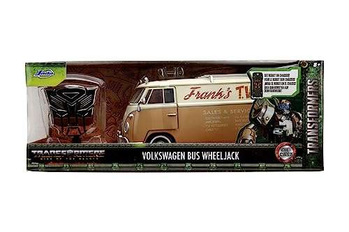 Jada Toys Transformers Wheeljack VW Bus - Volkswagen Bulli aus Transformers 7, 1:24, 19cm (Prime)