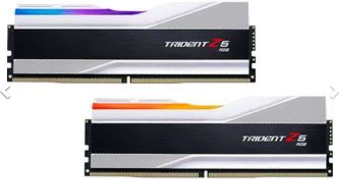 32GB (2x 16GB) G.Skill Trident Z5 RGB silber DDR5-5600 DIMM CL36-36-36-89 Dual Kit