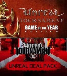 Unreal Tournament: Game of the Year Edition (Steam) für 0,66€ und Unreal Deal Pack für 2,66€