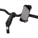 FISCHER Smartphone-Halterung für Fahrrad & Scooter Handy Halterung, 360° drehbar, für 3,5 - 6,5 Zoll Smartphones (Prime/MM Saturn Abh) 50401