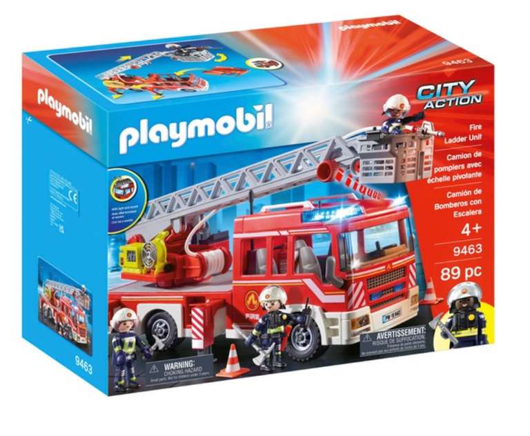 PLAYMOBIL City Action 9463 Feuerwehr-Leiterfahrzeug