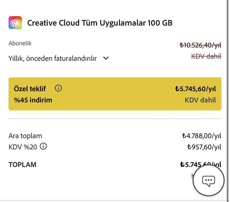[Adobe Türkei] Jährlich Lightroom nur ~55€ - Photoshop ~121€ - Creative Cloud ~165€