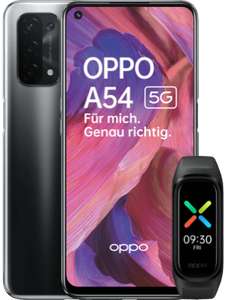 Oppo A54 5G (6.5" FHD+ LTPS 90hz, 190g, 4/64GB, SD480, NFC, Dual-SIM, 5000mAh, 10W) mit dem Oppo Band Sport