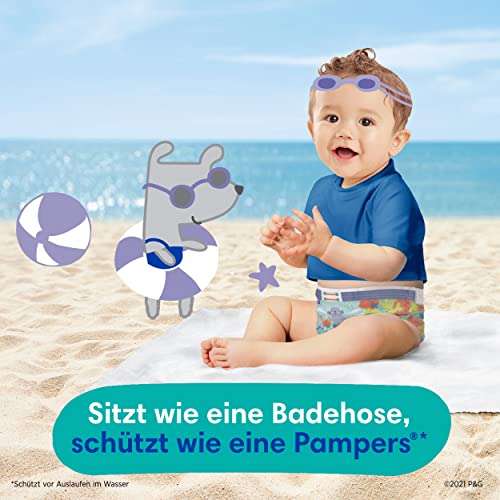 Preisfehler: Pampers Baby Windeln Größe 3-4, Splashers, Einweg Schwimmwindel für sicheren Schutz im Wasser, 96 Stück
