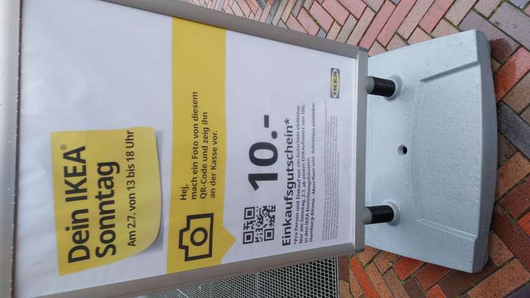 Lokal Hamburg: Ikea 10€ Rabatt ab 100€ Einkaufswert