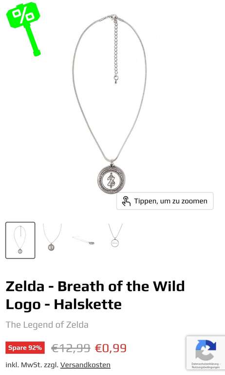 Yvolve Wochendeals Zelda - z.B. Zelda Bikerjacke für 20,94€