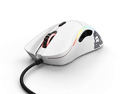 Glorious Model D Gaming-Maus - weiß, glossy