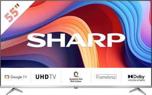 Sharp QLED-Fernseher mit AndroidTV (4T-C55GPx)