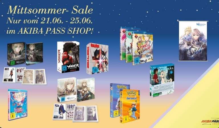 Anime Sale bis zu 92% Rabatt z. B. AnoHana - Komplett-Set (BD)