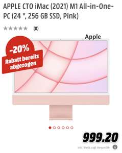 [Grenzgänger] MediaMarkt Schweiz Apple iMac M1 2021 Basic für 999 €!