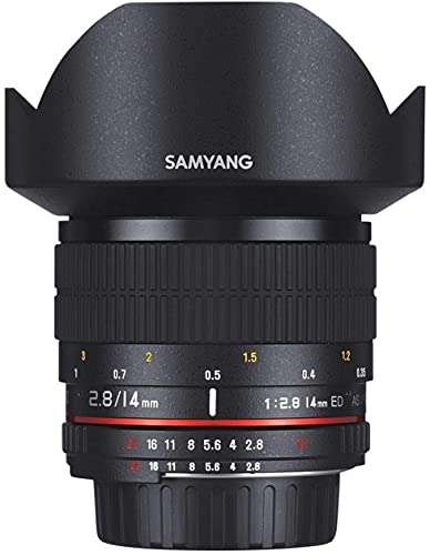 Samyang 14mm F2.8 Objektiv für Anschluss Olympus 4/3 Four Thirds