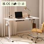 FLEXISPOT EG1 Sitz- und Steh-Schreibtisch, elektrisch, höhenverstellbar auf 2 Etagen,
