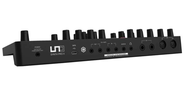 IK Multimedia Uno Synth Pro X, ultraportabler paraphoner Dual-Filter Analogsynthesizer, integrierter 64-Step Sequenzer [DJ-Technik]
