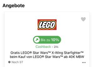 ( iGraal ) 10% Cashback statt 2% bei LEGO