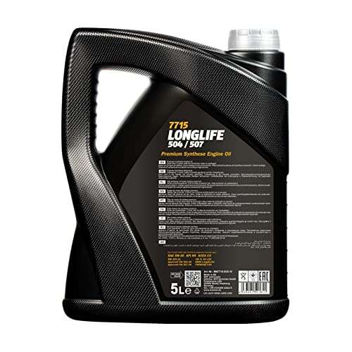 5 Liter MANNOL 7715 Longlife Motoröl (5W-30) bei Amazon mit PRIME