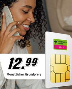 Telekom Netz, Sim Only: Allnet Flat, SMS Flat, 20GB LTE für 12,99€ monatlich, 9,99€ einmalig + 10€ Shoop