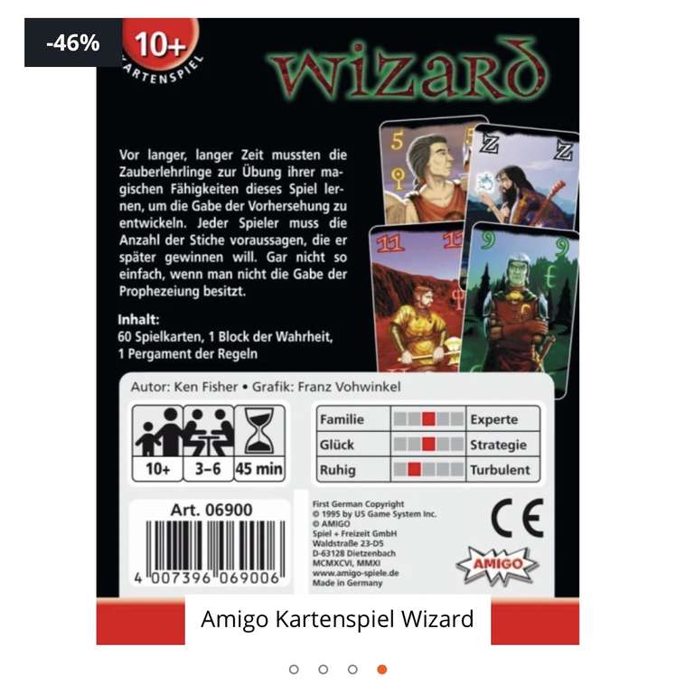 [OFFLINE - Spielemax LOKAL] Wizard Kartenspiel