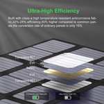 X-DRAGON 70W Faltbares Solarpanel Tragbares Solarmodul Solarladegerät mit 18V DC Ausgang für Smartphone, Laptops, 12V Auto Powerbank usw.