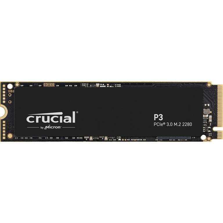 Crucial P3 1TB M.2 NVMe SSD für 32,67€ inkl. Versand (Maingau Kunden)