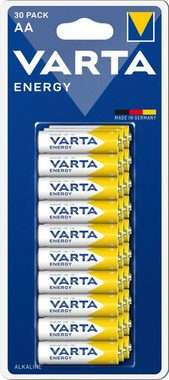 VARTA Batterien AA, 30 Stück, Energy, Alkaline, 1,5V, Batterie, LR06 (1,5 V, 30 St) für 5,99€ (Otto flat)