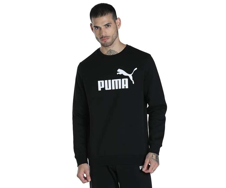 Prime | Puma Essentials Big Logo Sweatshirt | schwarz | Größe S bis XXL