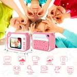 [Amazon.de] Uleway Kinder Sofortbildkamera mit MP3-Player und Games, ‎12 MP Print 1080P 2,4" Bildschirm mit 32GB