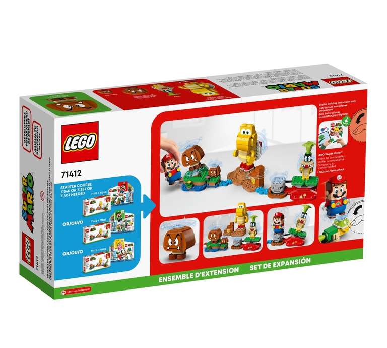 LEGO Super Mario: Garstiges Maxi-Eiland – Erweiterungsset 71412, Globus
