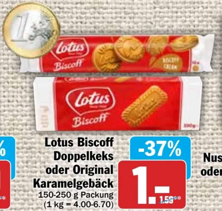 Lotus Biscoff Karamellgebäck 250g für 0,60 € (Angebot + Coupon) [HIT] - Kekse / Gebäck