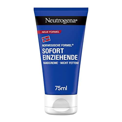 Neutrogena Produkte reduziert, z.B. Neutrogena Sofort einziehende Handcreme, 75ml (4 für 6,17€ = 1,55€ pro) [Prime]