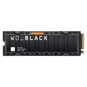 Western Digital WD_BLACK SN850X NVMe SSD 1TB, M.2, 7300R/6300W, 3D-NAND TLC mit Heatsink/Kühlkörper über mindstar