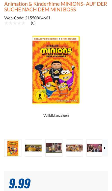 [Lokal Expert Ahaus] Minions - Auf der Suche nach dem Miniboss DVD