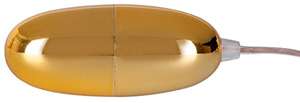 You2Toys Vibroei Golden Star - goldfarbener Bullet-Vibrator mit stufenlosem Reizregler für vaginale oder anale Massagen