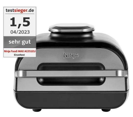 Ninja Grill & Heißluftfritteuse AG551EU jetzt nur 129,99€ statt 199,99€ + Cashback